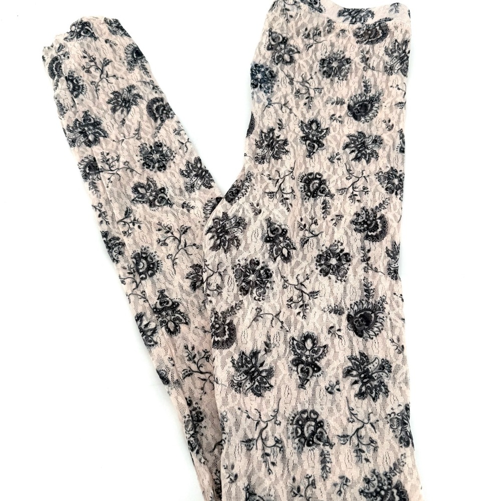 Intimately Free People Floral Lace Leggings Size Small - Picture 5 of 11